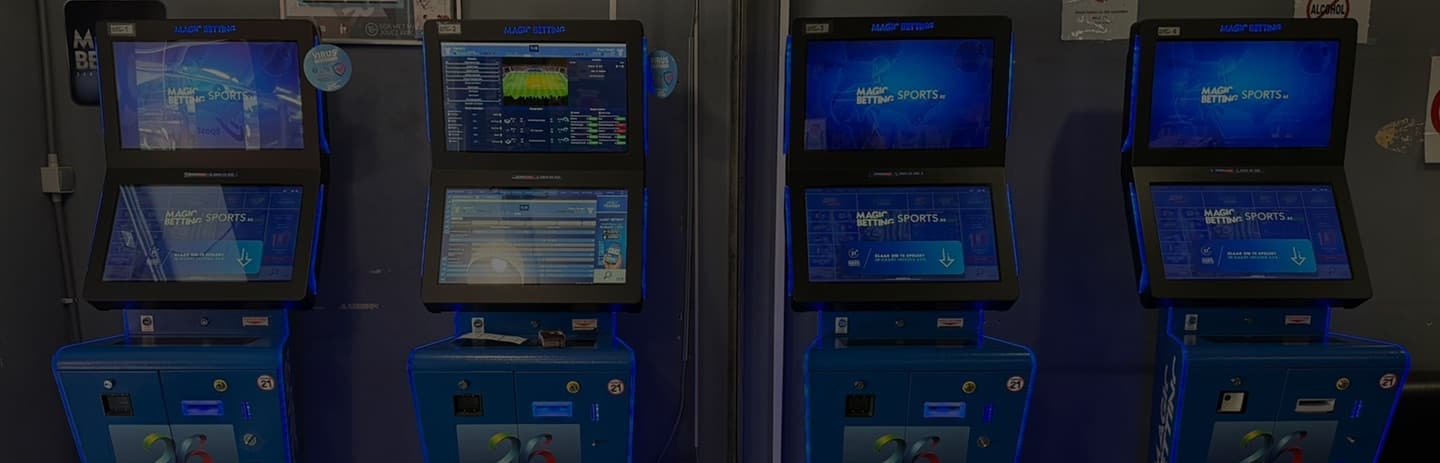 Afbeelding van Magicbetting terminals bij Dagbladhandel Stalen Genk